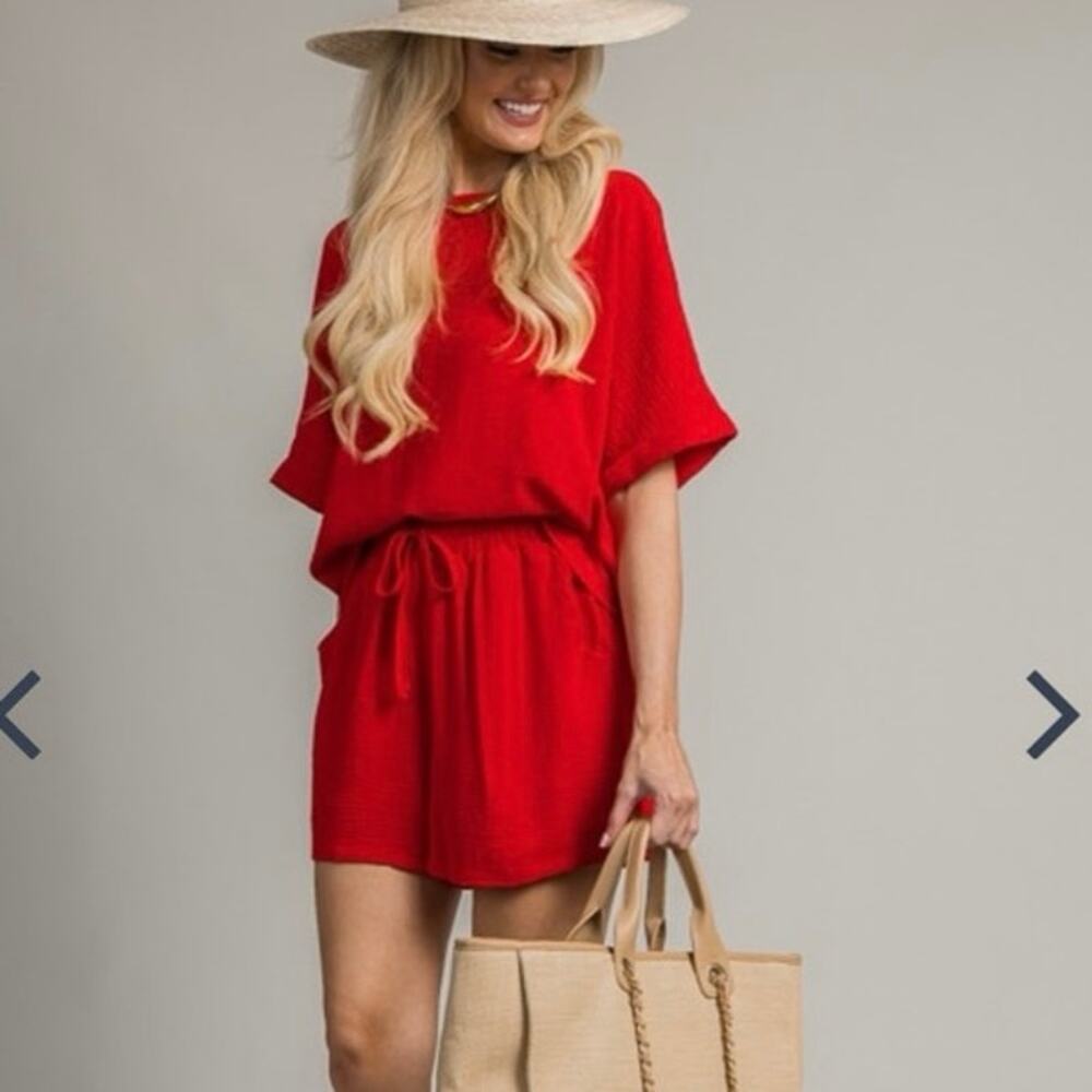 Jodifl Red 2 Piece Lounge Set